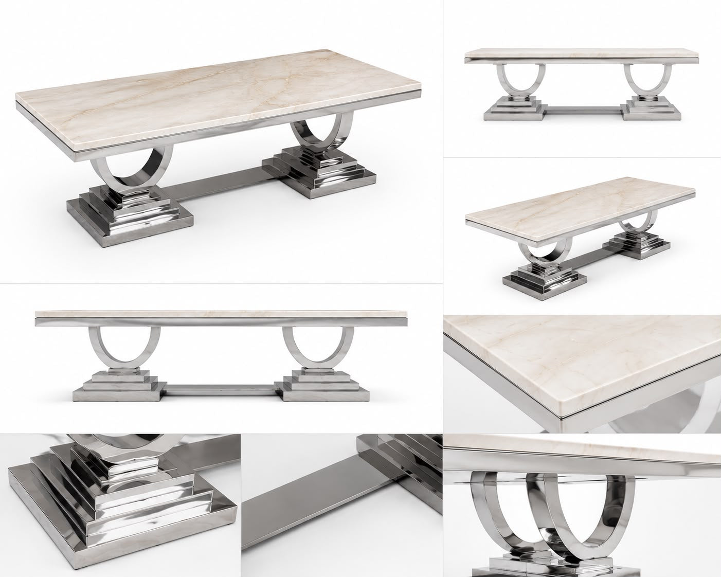Soffbord med sidobord