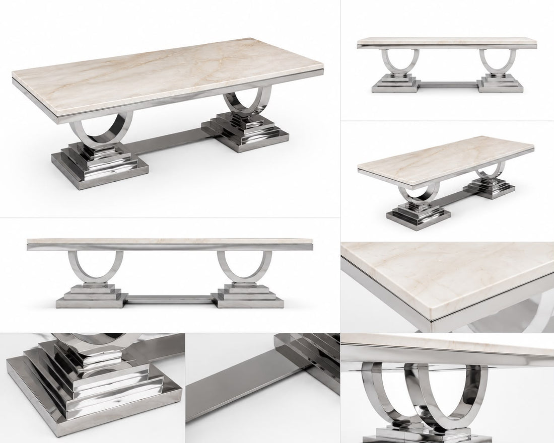 Soffbord med sidobord